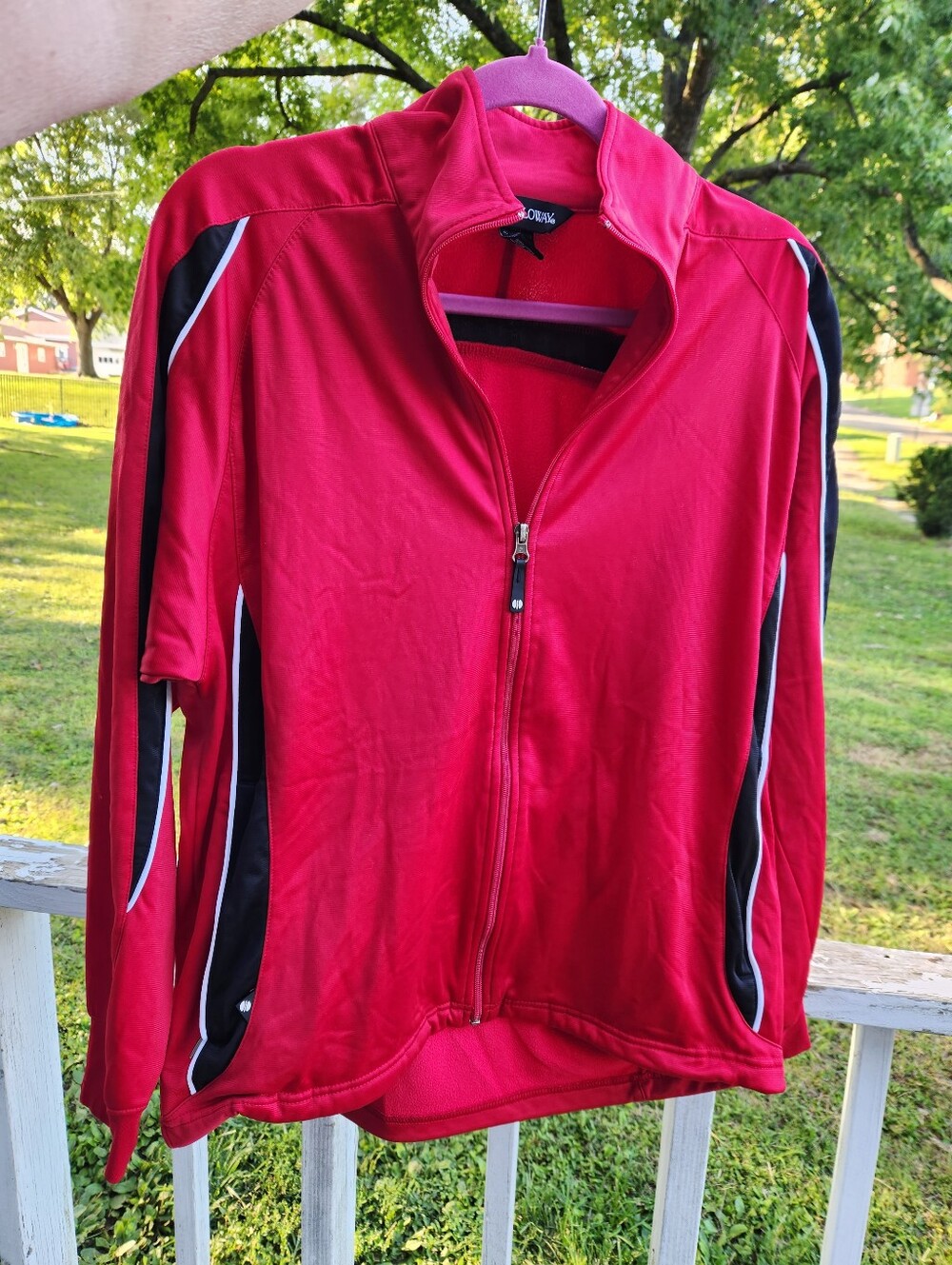 Holloway Full Zip Athletic Jacket Size Meduim P2p 23 EUC